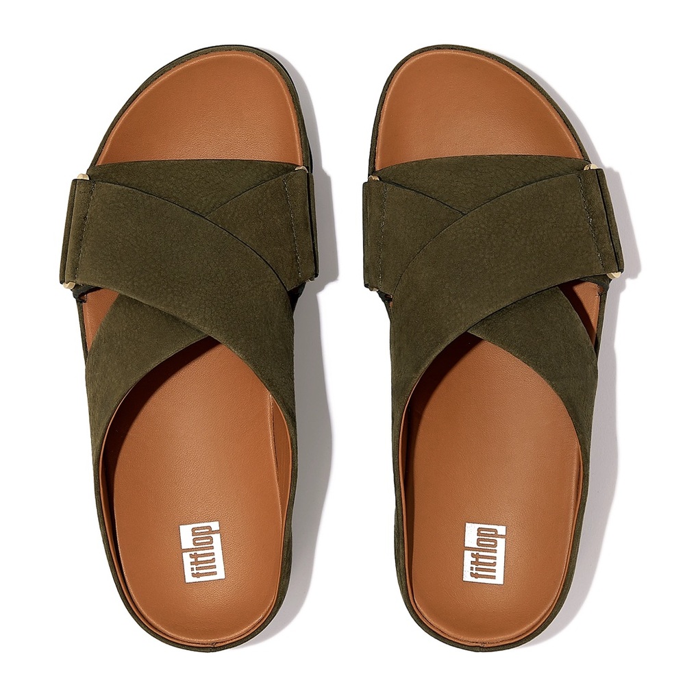 FitFlop Shuv Nubuck Slides